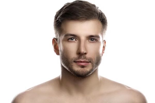 Cortes de pelo en el hombre según tu cara - Hombre de rostro triangular con un corte de cabello de flequillo, el cual ayuda a disimular el ancho de la frente