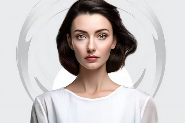Corte de pelo en la mujer según tu cara - Mujer de rostro ovalado con un corte de cabello corto, el cual favorece sus rasgos faciales y realza su belleza