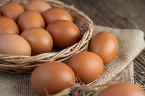 Cesta de huevos como alimento esencial para garantizar el cuidado y la hidratación del cabello 
