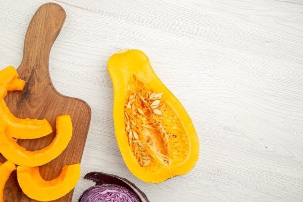 Calabaza cortada