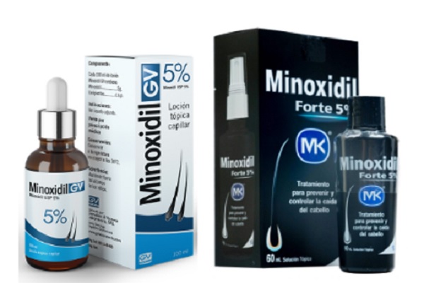 Minoxidil en dos presentaciones