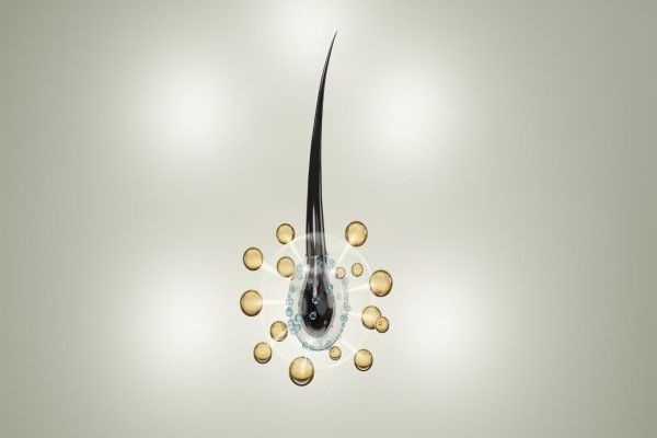 Jengibre para fortalecer el cabello - Representación gráfica del efecto de las mascarillas para hidratar el cabello y prevenir la caída del pelo